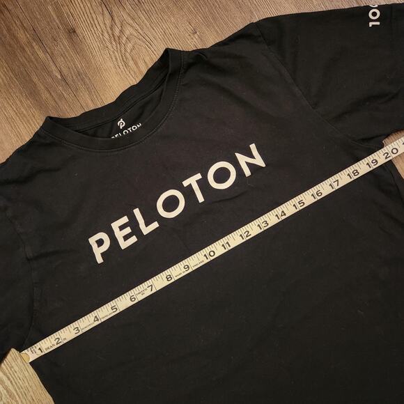 Peloton Unisex Reach 100 Classic Short Sleeve Black Size L - Picture 5 of 7